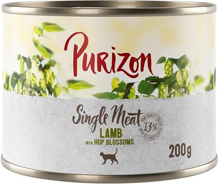 Purizon Single Meat Jagnięcina Z Kwiatami Chmielu 24x200g