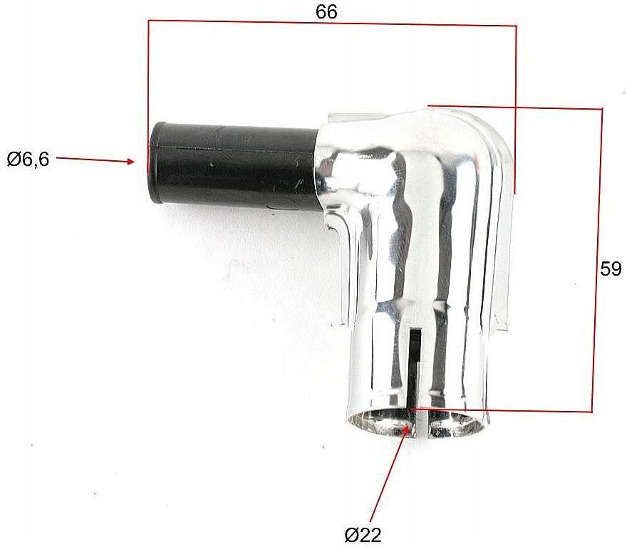 Części motocyklowe Moto Impex Fajka Świecy Na Świecę Z Metalowa Osłoną Mz Etz Ts Wsk Romet