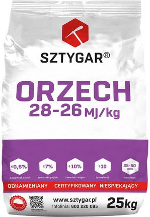 Węgiel Orzech Sztygar 20x25kg