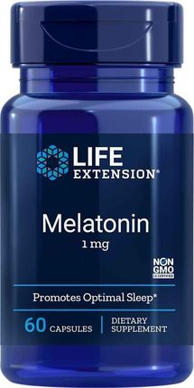 Life Extension Melatonina 1Mg Eu 60 Kaps.