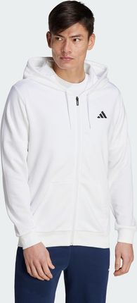 adidas Bluza Z Kapturem Club Teamwear Full Zip Tennis Białe