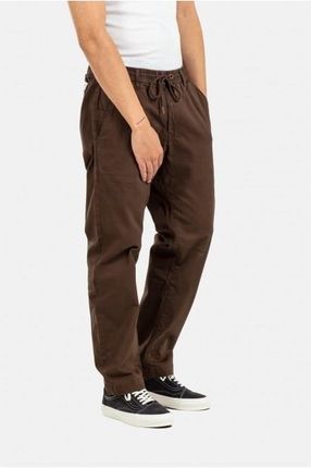 spodnie REELL - Reflex Loose Chino Dark Brown (150) rozmiar: XL normal