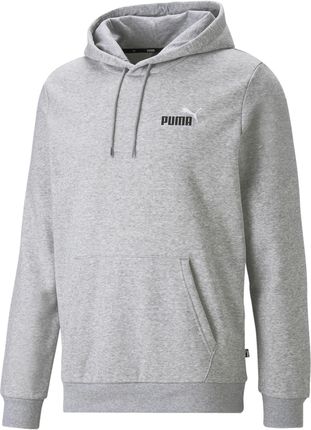 Puma Bluza Męska Ess+ 2 Col Small Logo Hoodie Fl Szare