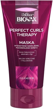 Biovax Glamour Perfect Curls Therapy Intensywnie Nawilżająca Maska Do Włosów Kręconych I Falowanych 150 ml