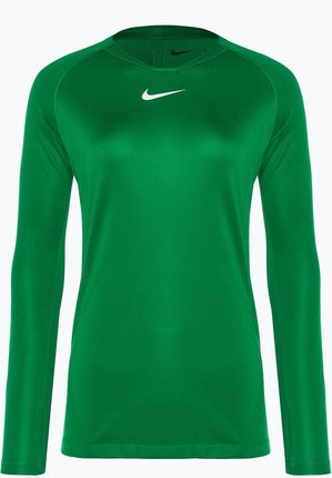 Longsleeve Termoaktywny Damski Nike Dri-Fit Park First Layer Ls Pine Green/White