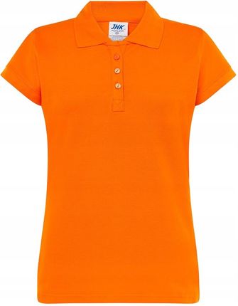 Koszulka Polo damska Jhk Pomarańczowa orange L