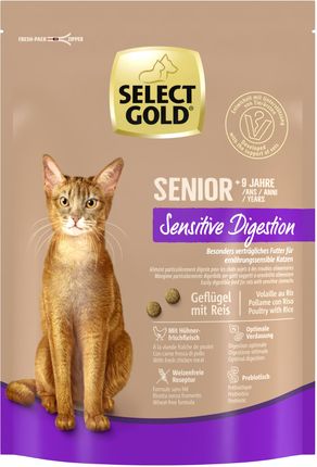 Select Gold Sensitive Digestion Senior Drób Z Ryżem 300g