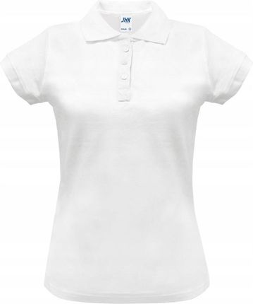 Koszulka Polo damska polówka Jhk biała Wh r. XXL