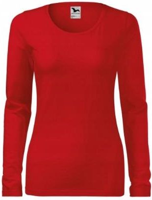 Koszulka damska Slim 139 M Krój Slim-fit Czerwona