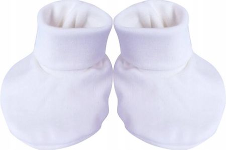 Skarpetki niemowlęce 1m+ buciki bawełniane białe