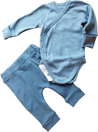 Komplet niemowlęcy 56 wyprawka body spodnie 2 szt.