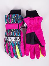 Zdjęcie Rękawiczki narciarskie dziewczęce pięciopalczaste SKI - Bełchatów