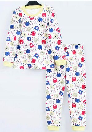 Piżama dziecięca chłopięca 110 dwuczęściowa bawełn