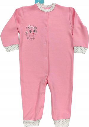 Pajacyk niemowlęcy 74 Rampers bawełniany piżamka