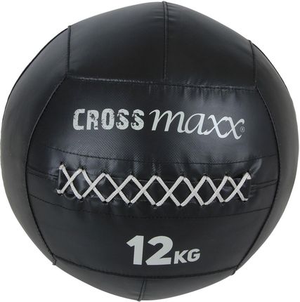 Lifemax Lekarska Crossmaxx Pro Wall Ball Czarne 12Kg