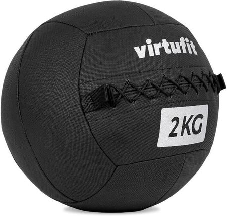 Virtufit Lekarska Premium Wall Ball Fitness Czarne 2Kg