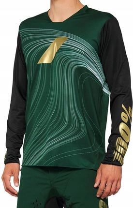 Koszulka Rowerowa 100% R-Core X Jersey Green Roz L