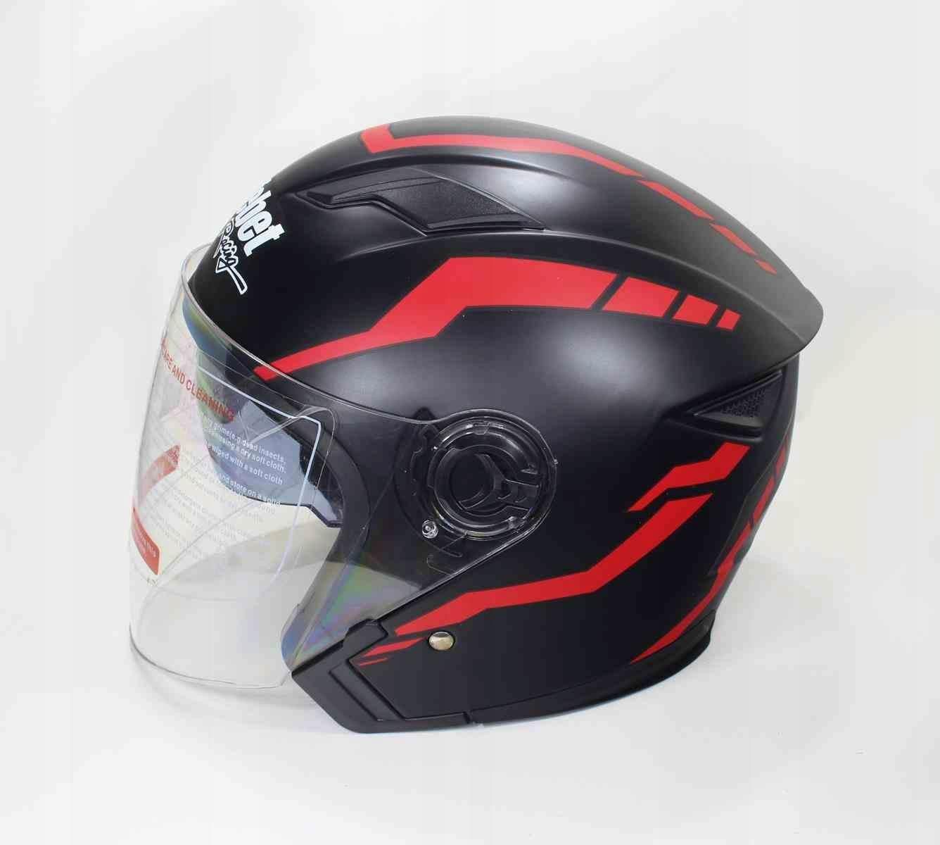 Kask motocyklowy Motoroy Safebet Hf-223 Flat Black J36 Kask motocyklowy Motoroy Safebet Hf-223 Flat Black J36