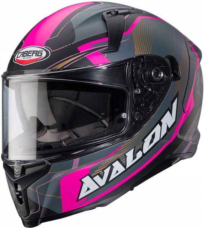 Kask Motocyklowy Caberg Integralny Avalon X Optic Czarno Szaro R Owy