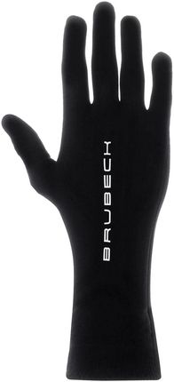 Rękawice termoaktywne Brubeck z wełną merino - Czarne