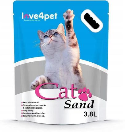 Cat Sand Żwirek Silikonowy dla Kota 3,8l