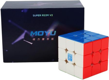 MoYu MoFangJiaoShi Super RS3M V2 UV Magentic 3x3 Stickerless Bright MY8833