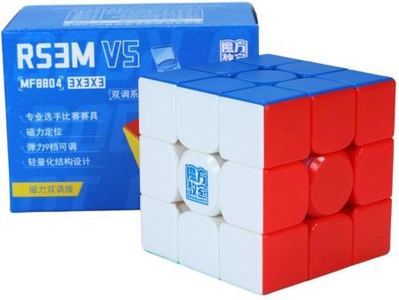 MoYu RS3M V5 Dual Adjustment 3x3x3 Stickerless Bright MY8804