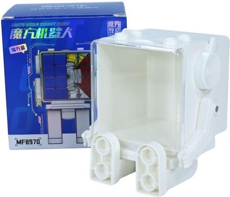 MoFangJiaoShi Cube Robot Box for 4x4 5x5 White MY8970