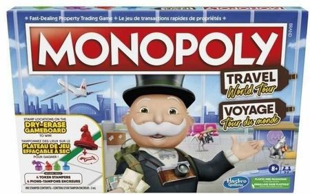 Hasbro Monopoly Travel around the world Wersja francuska S7180287