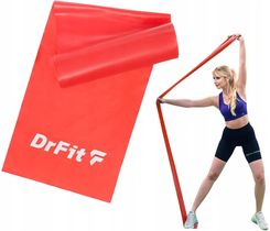 Zdjęcie Drfit Taśma Rehabilitacyjna Guma Oporowa Lateksowa Opór 2,2 Kg Czerwone - Niemcza