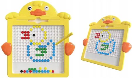 Norimpex Magnetyczna Tablica Mozaika Układanka Montessori Dla Dzieci Kaczuszka