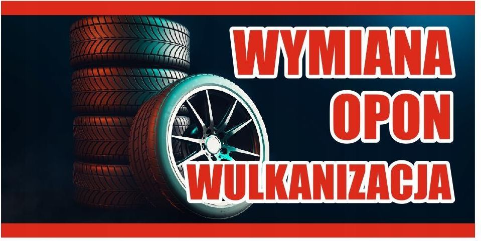 Baner Wulkanizacja Wymiana Opon X Cm Bw Ceny I Opinie Ceneo Pl