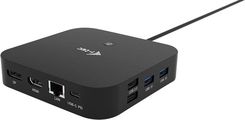i-tec USB-C Dual Display Docking Station HDMI DP LAN AUDIO Power Delivery 100 W (C31HDMIDPDOCKPD)