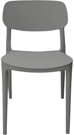Kontrast Krzesło Ogrodowe Z Polipropylenu Delos 46X44X78,5 Szare