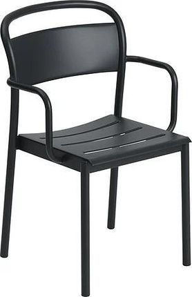 Muuto Krzesło Ogrodowe Linear Czarne 30990