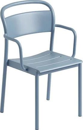Muuto Krzesło Ogrodowe Linear Zgaszony Błękit 30995