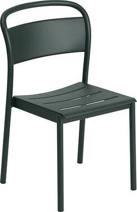 Muuto Krzesło Ogrodowe Linear Ciemnozielone 30982