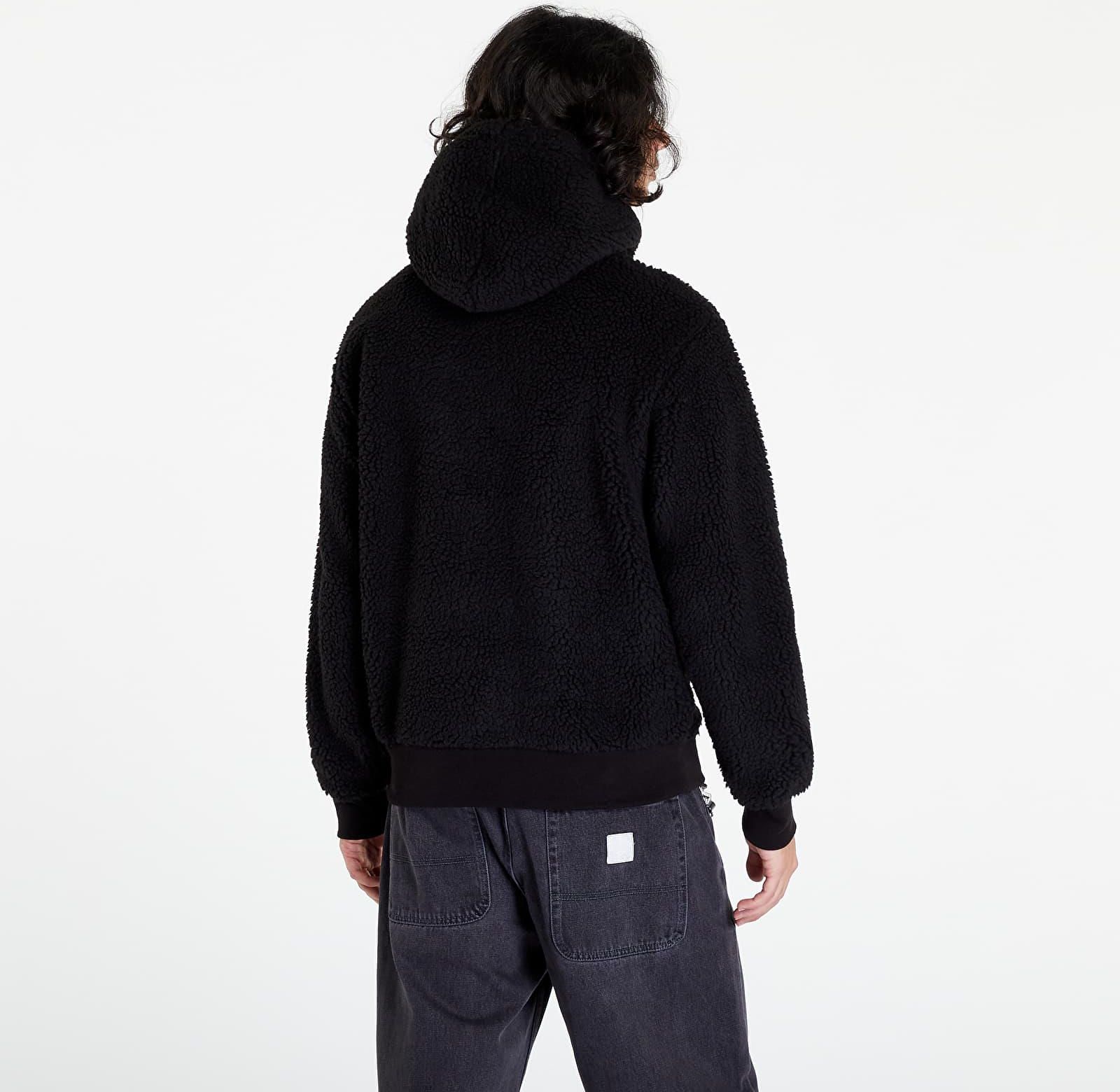 福袋 公式 Champion i Ceny - Black Top Zip Half Hooded Polar Outdoor Clothing