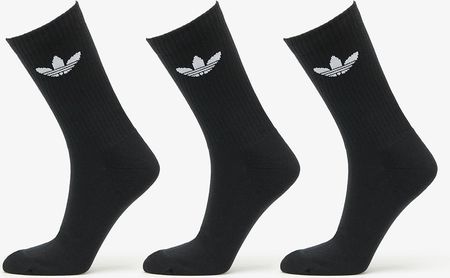 adidas Originals Trefoil Cushion Crew Socks 3-Pack Black