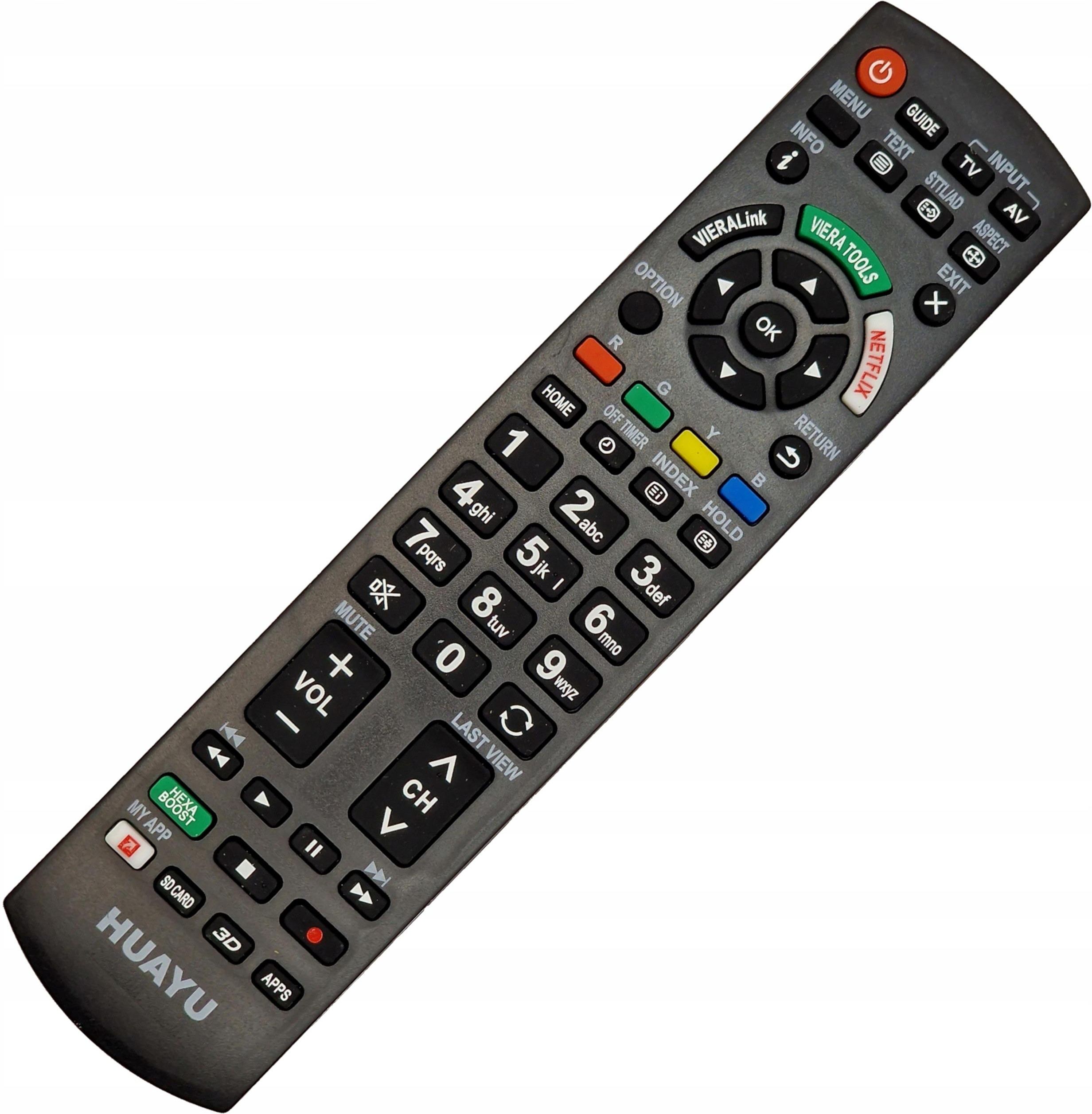 Fernbedienung Für Panasonic Fernseher Ersatz-Fernbedienung Für Panasonic TV - Kompatibel Mit Verschiedenen Modellen Fernbedienung TX-L32D28