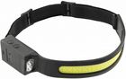 Lampa czołowa LED COB USB, 5 funkcji Hogert HT1E426