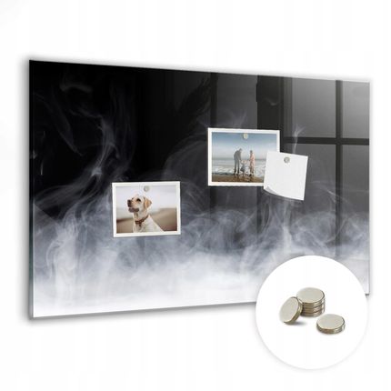 Tablica Magnetyczna Na Ścianę Dla Dzieci Do Kreatywnych Zadań 60X40cm Dym