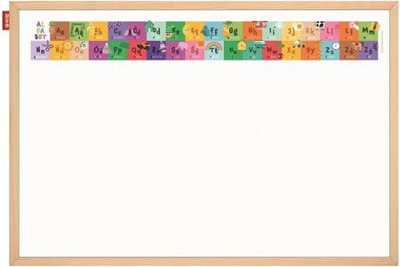 Tablica Magnetyczna Suchościeralna Dla Dzieci Edukacyjna 60x40cm Alfabet