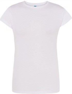 Klasyczna Koszulka Damska 100% bawełna Jhk biała