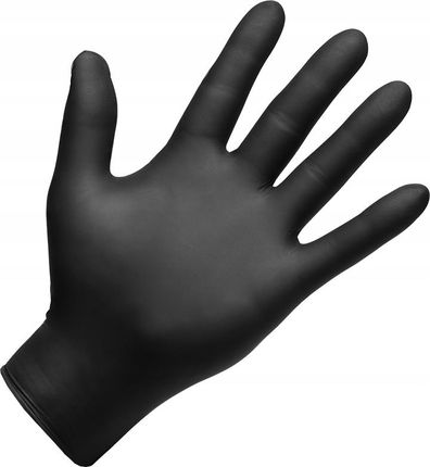 Rękawiczki Jednorazowe Nitrylowe Basic Czarne Rozmiar Xl Op. 100szt. App