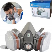 7-In-1 Paint Mask Protective For Half With Filters