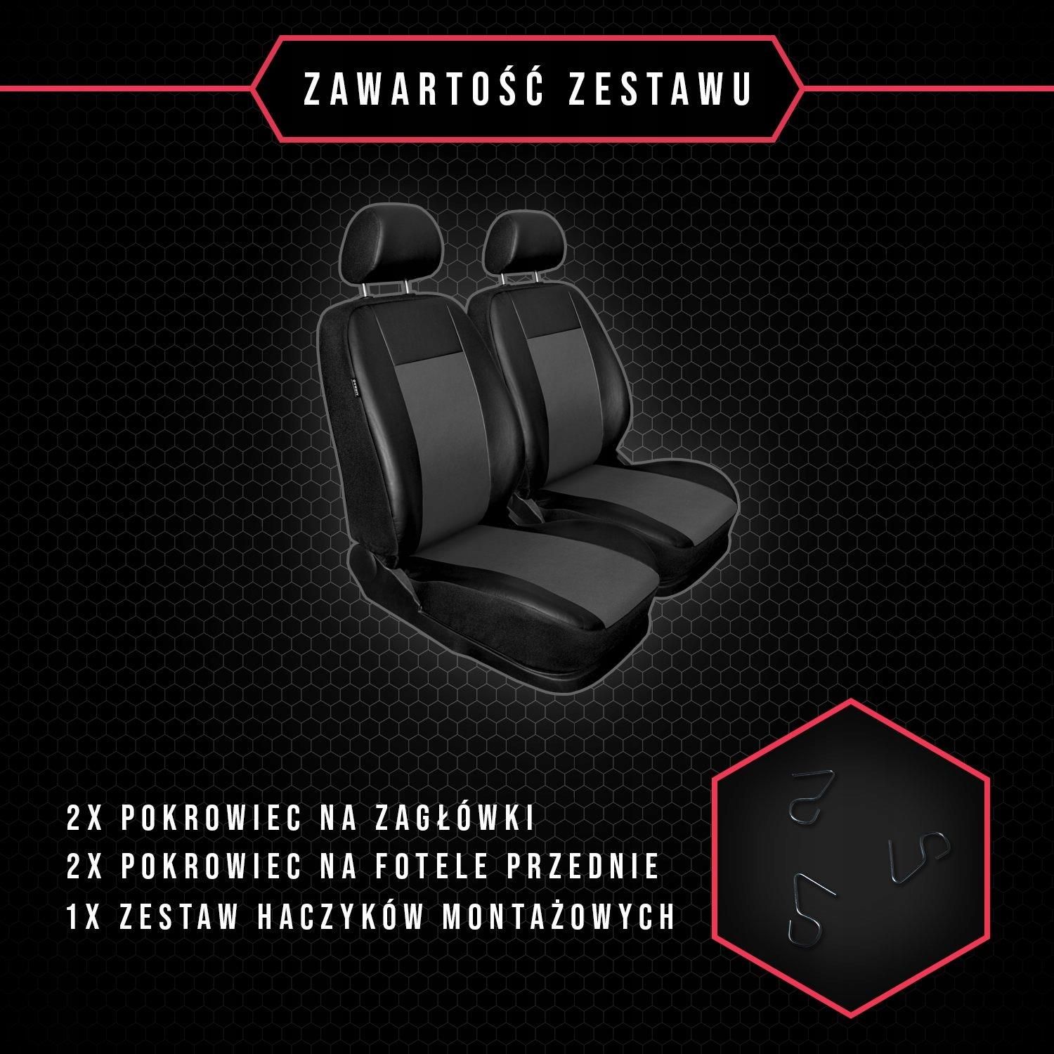 Pokrowiec Samochodowy Auto Dekor Komplet Prestige Be Owe Zamsz Volvo