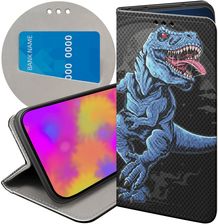 Hello Case Etui Z Klapką Do Samsung Galaxy S24 Dinozaury Reptilia Prehistoryczne