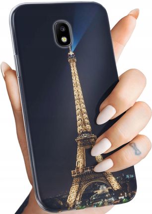 Hello Case Etui Do Samsung Galaxy J3 2017 Paryż Francja Eiffel Obudowa Pokrowiec