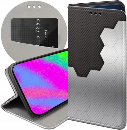 Hello Case Etui Z Klapką Do Xiaomi 13T Szare Metallic Grey Futerał Pokrowiec